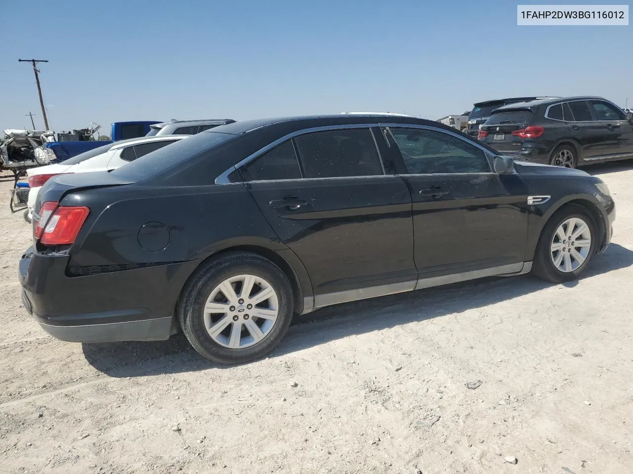 2011 Ford Taurus Se VIN: 1FAHP2DW3BG116012 Lot: 66877864