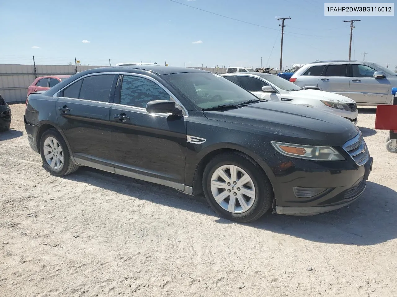 2011 Ford Taurus Se VIN: 1FAHP2DW3BG116012 Lot: 66877864