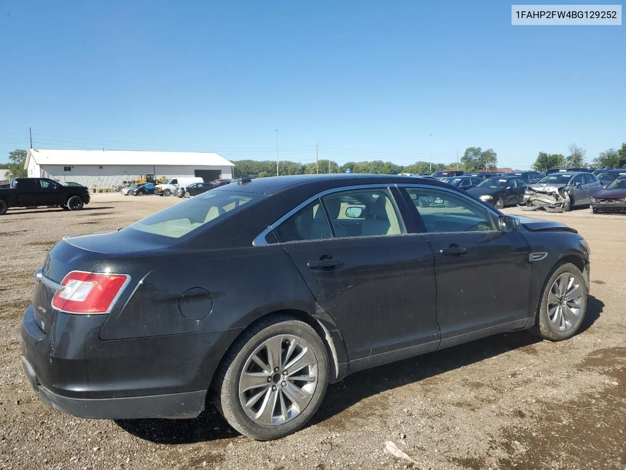 1FAHP2FW4BG129252 2011 Ford Taurus Limited