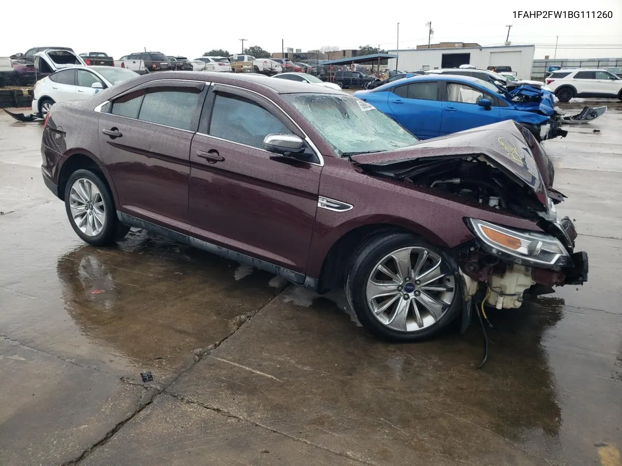 2011 Ford Taurus Limited VIN: 1FAHP2FW1BG111260 Lot: 69880584