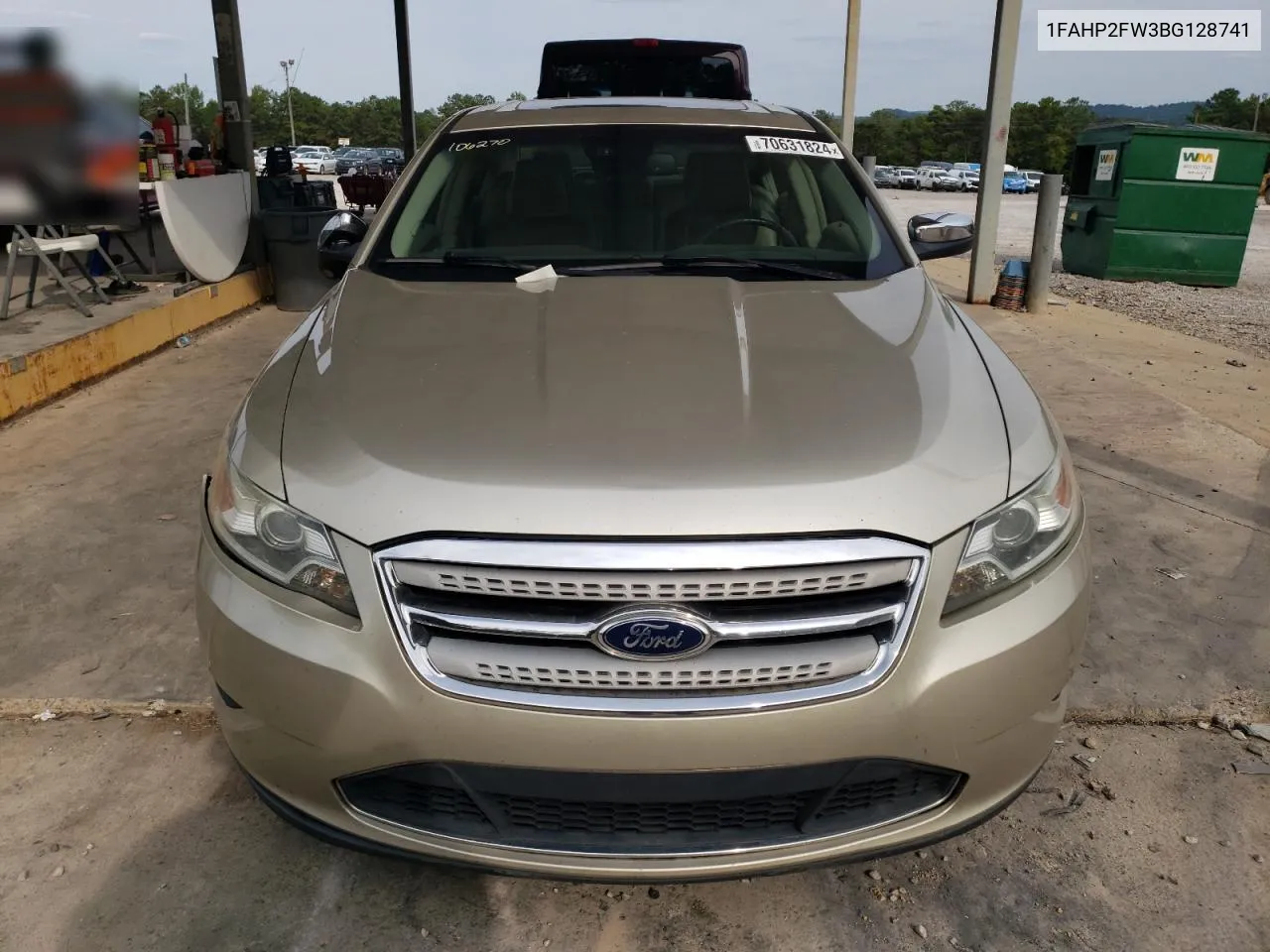 2011 Ford Taurus Limited VIN: 1FAHP2FW3BG128741 Lot: 70631824