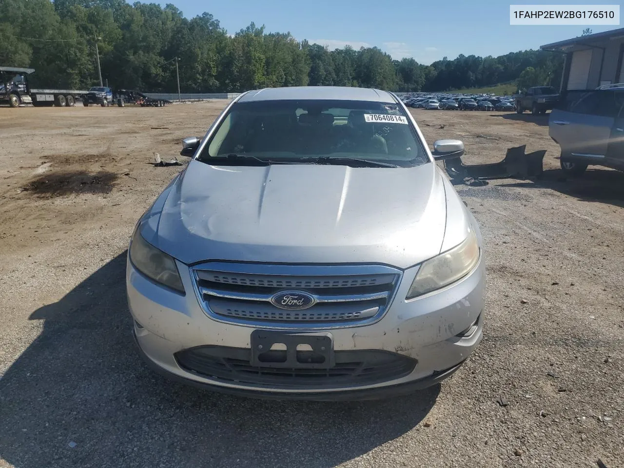 2011 Ford Taurus Sel VIN: 1FAHP2EW2BG176510 Lot: 70640814