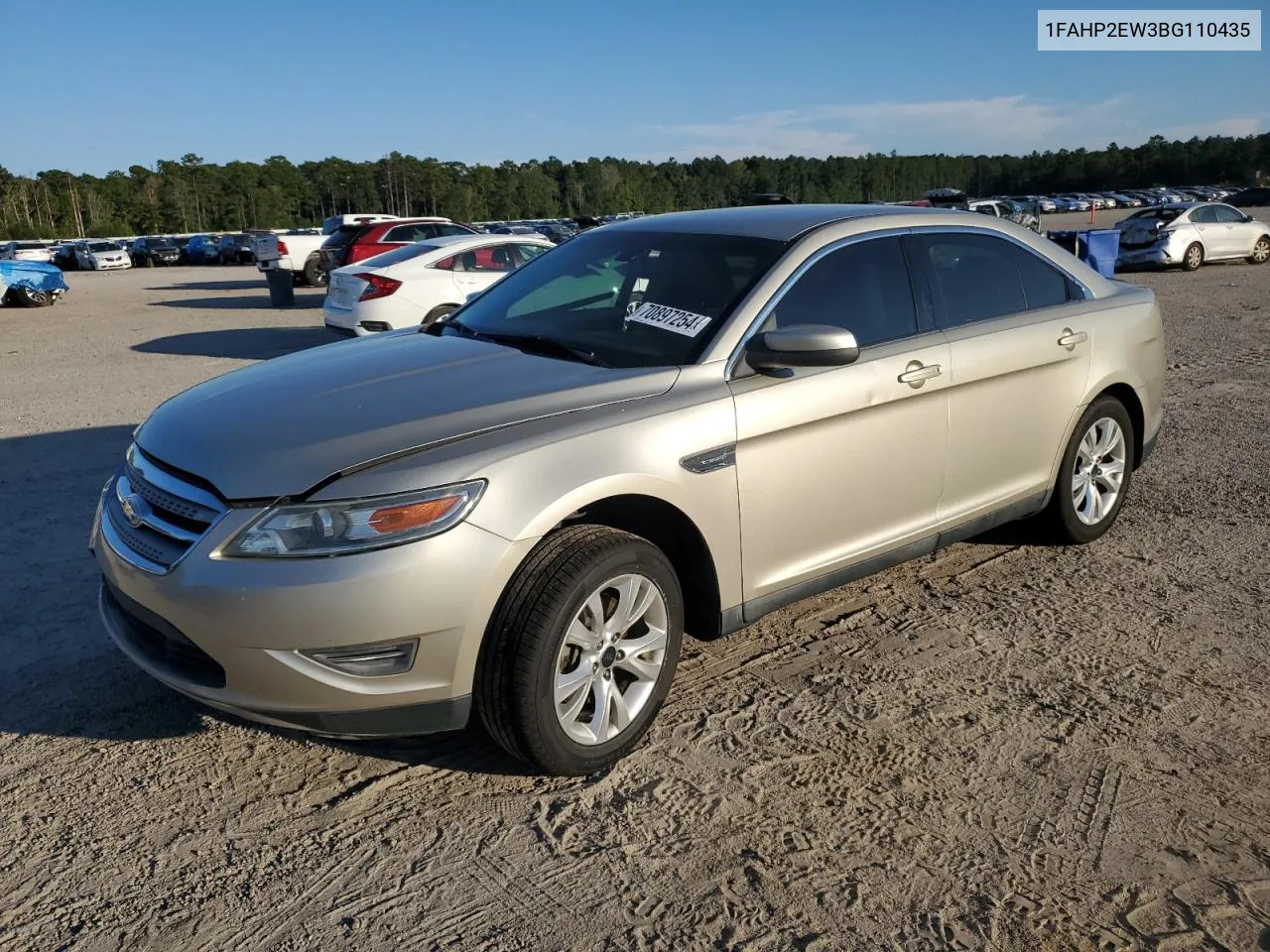 2011 Ford Taurus Sel VIN: 1FAHP2EW3BG110435 Lot: 70897254