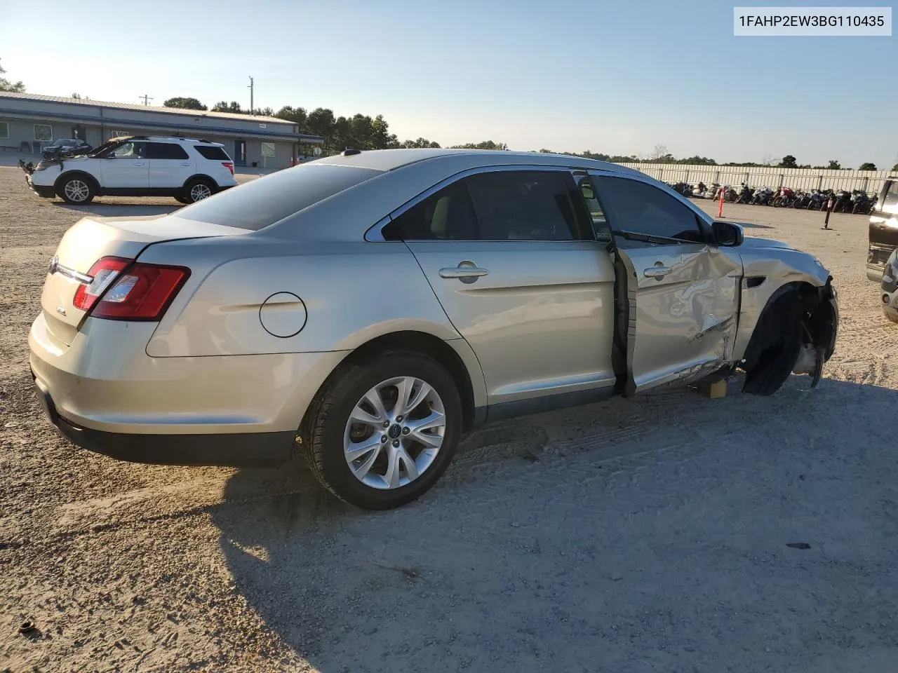 2011 Ford Taurus Sel VIN: 1FAHP2EW3BG110435 Lot: 70897254