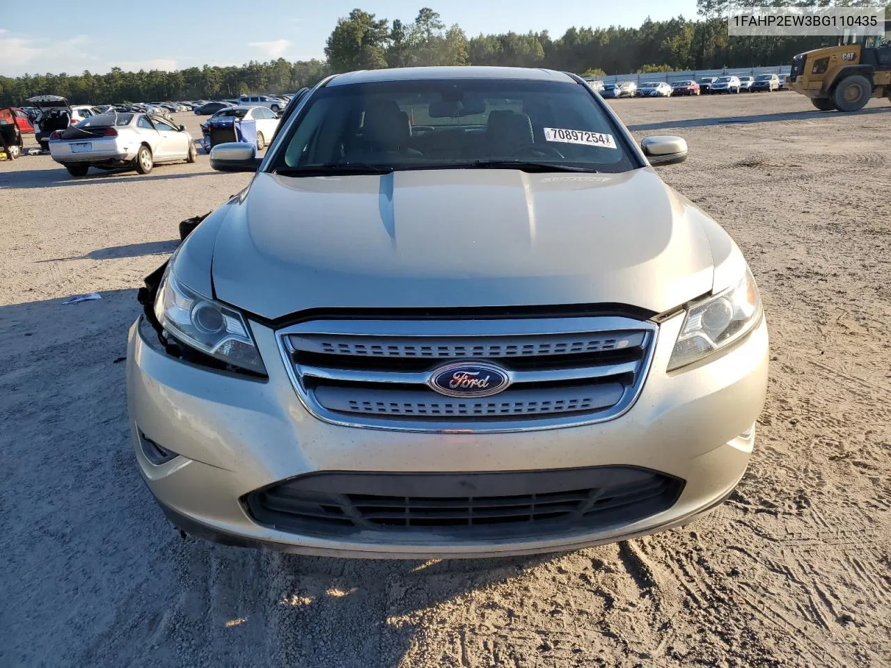 2011 Ford Taurus Sel VIN: 1FAHP2EW3BG110435 Lot: 70897254