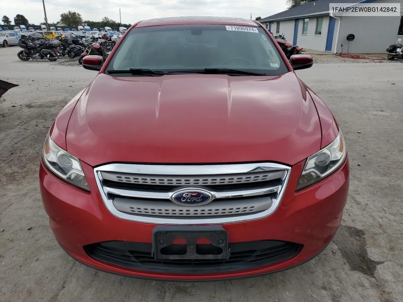 2011 Ford Taurus Sel VIN: 1FAHP2EW0BG142842 Lot: 71096974