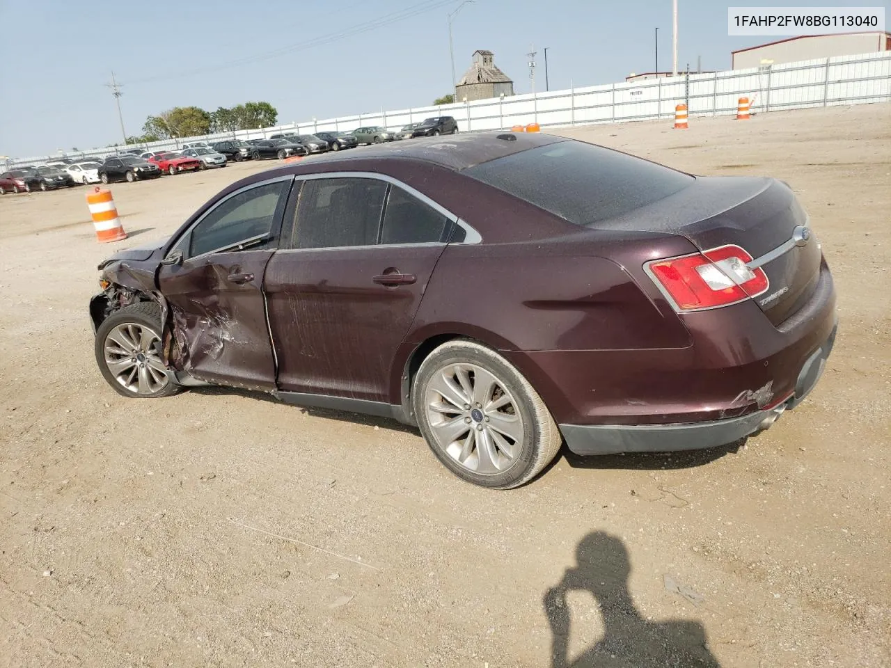 2011 Ford Taurus Limited VIN: 1FAHP2FW8BG113040 Lot: 71374244