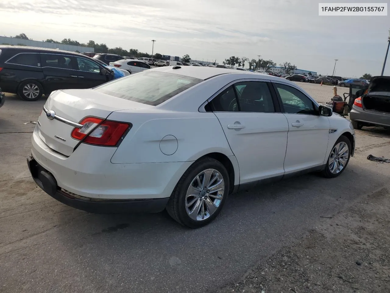 2011 Ford Taurus Limited VIN: 1FAHP2FW2BG155767 Lot: 71928294