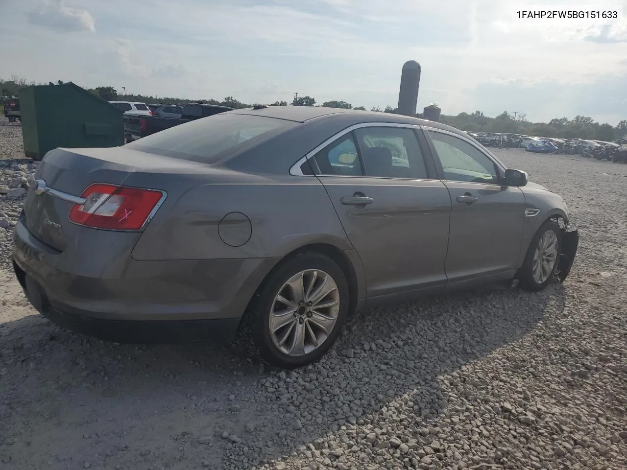 2011 Ford Taurus Limited VIN: 1FAHP2FW5BG151633 Lot: 72322314