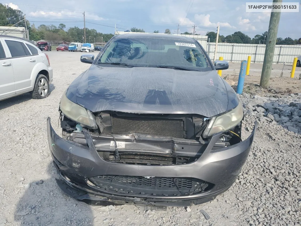 2011 Ford Taurus Limited VIN: 1FAHP2FW5BG151633 Lot: 72322314