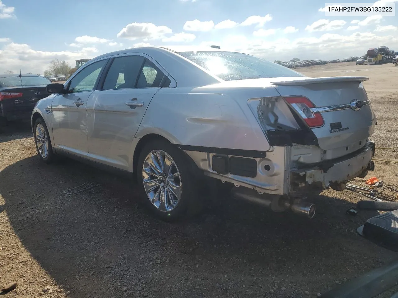 2011 Ford Taurus Limited VIN: 1FAHP2FW3BG135222 Lot: 72696124