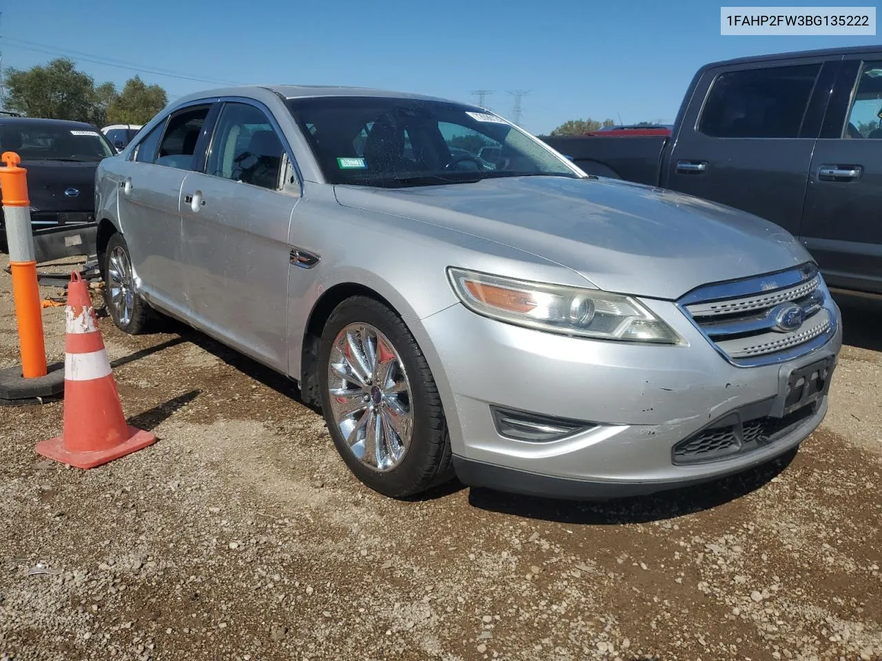 2011 Ford Taurus Limited VIN: 1FAHP2FW3BG135222 Lot: 72696124