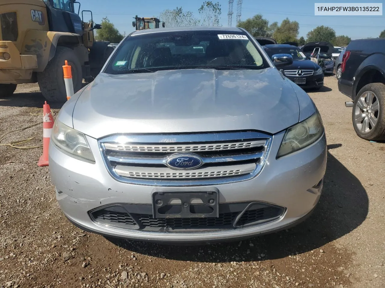 2011 Ford Taurus Limited VIN: 1FAHP2FW3BG135222 Lot: 72696124