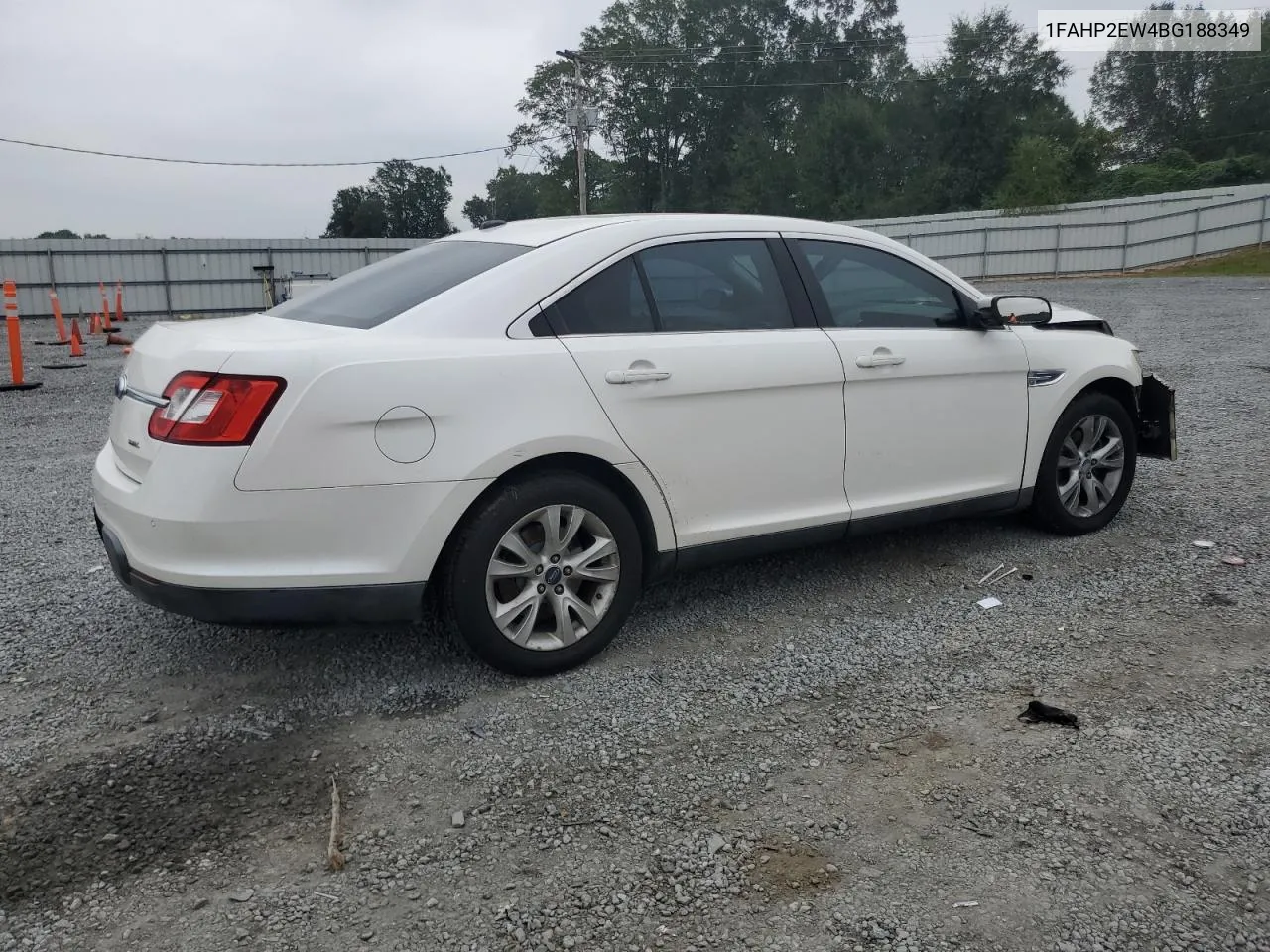 2011 Ford Taurus Sel VIN: 1FAHP2EW4BG188349 Lot: 72756314