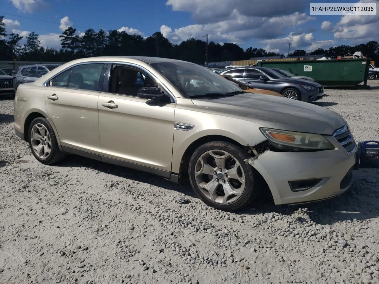 2011 Ford Taurus Sel VIN: 1FAHP2EWXBG112036 Lot: 73497884