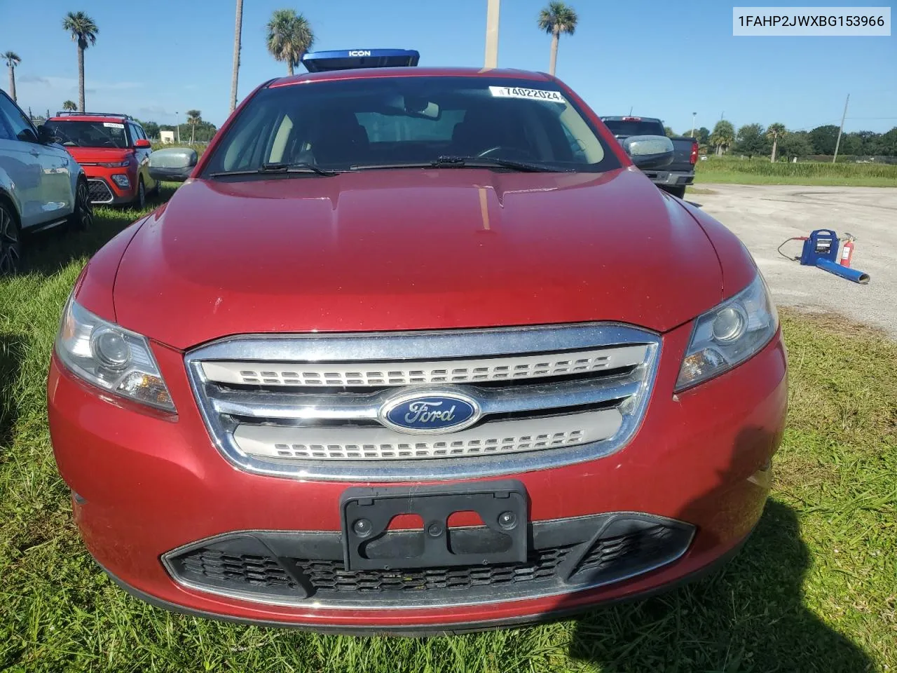 2011 Ford Taurus Limited VIN: 1FAHP2JWXBG153966 Lot: 74022024