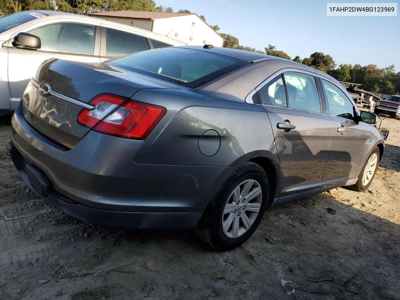 2011 Ford Taurus Se VIN: 1FAHP2DW4BG123969 Lot: 74175664