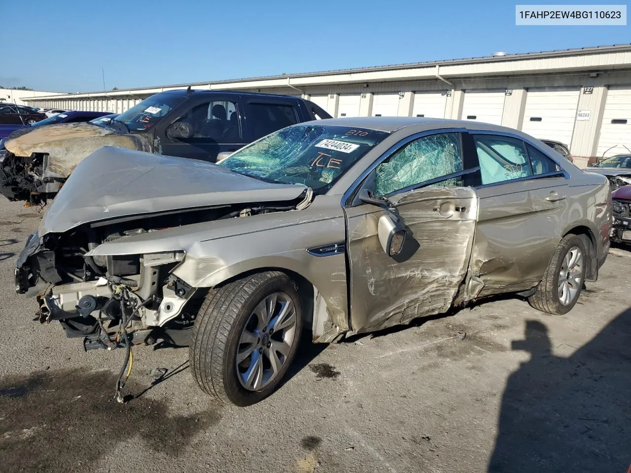 2011 Ford Taurus Sel VIN: 1FAHP2EW4BG110623 Lot: 74244034