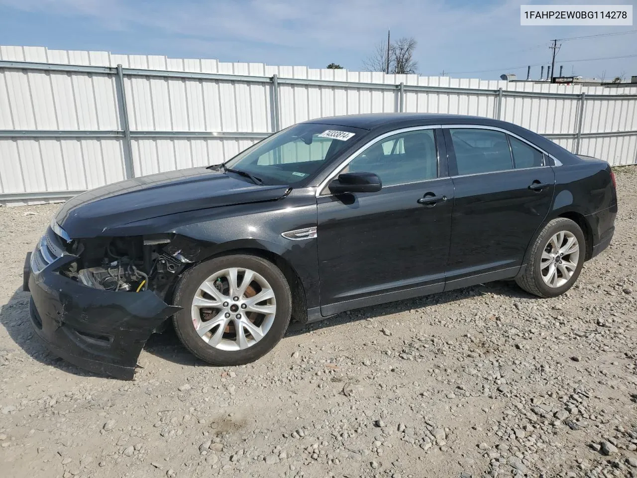 2011 Ford Taurus Sel VIN: 1FAHP2EW0BG114278 Lot: 74333814