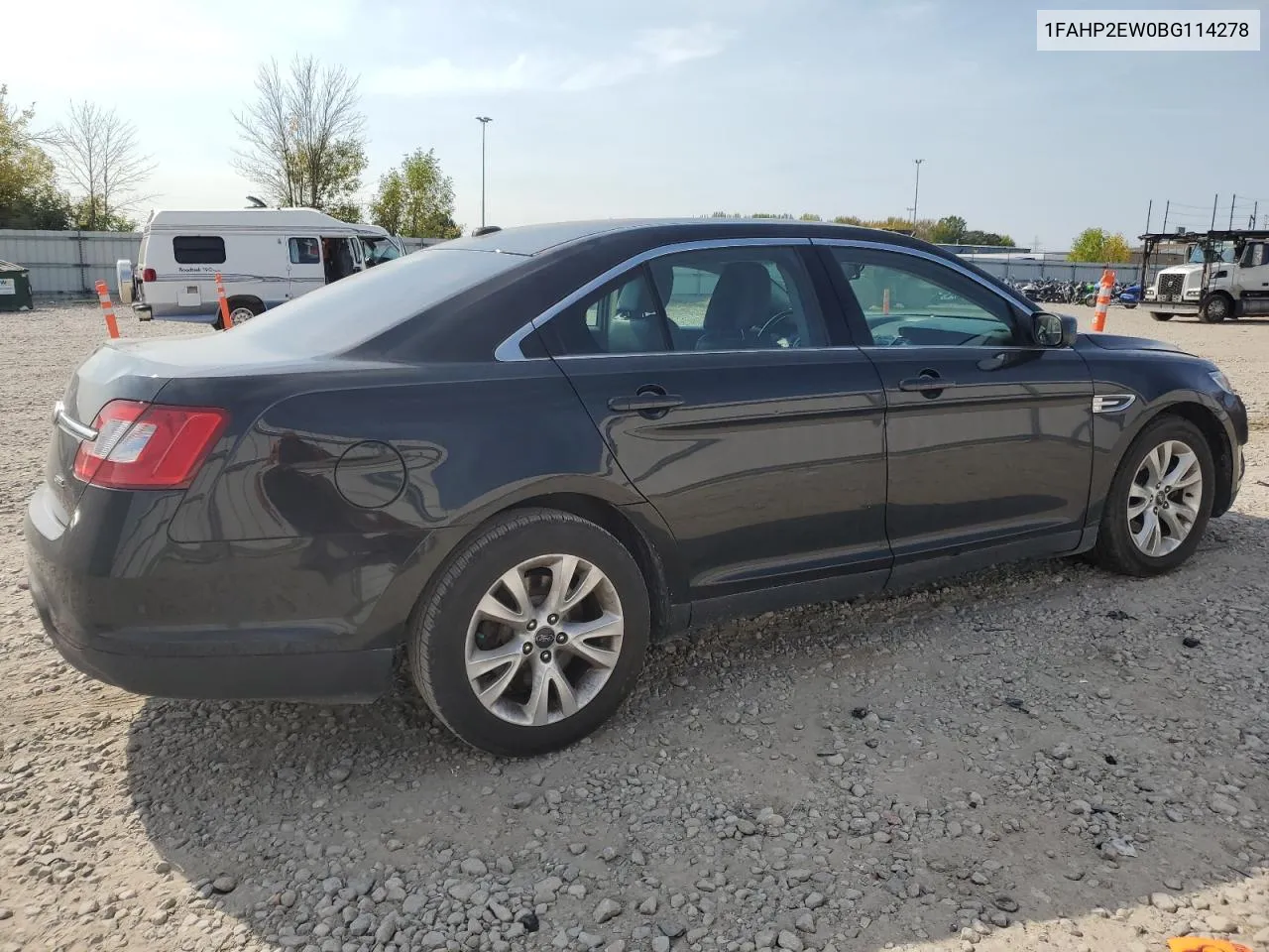 2011 Ford Taurus Sel VIN: 1FAHP2EW0BG114278 Lot: 74333814