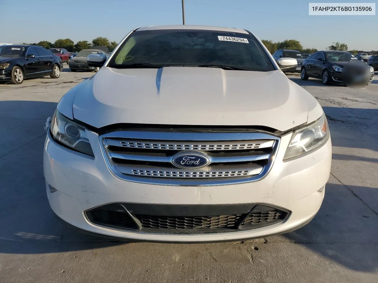 2011 Ford Taurus Sho VIN: 1FAHP2KT6BG135906 Lot: 74436294