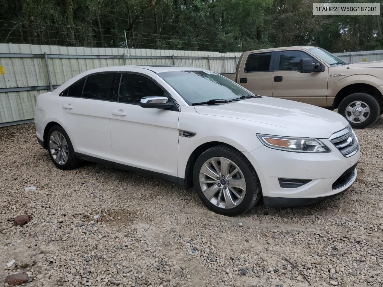 2011 Ford Taurus Limited VIN: 1FAHP2FW5BG187001 Lot: 74676504