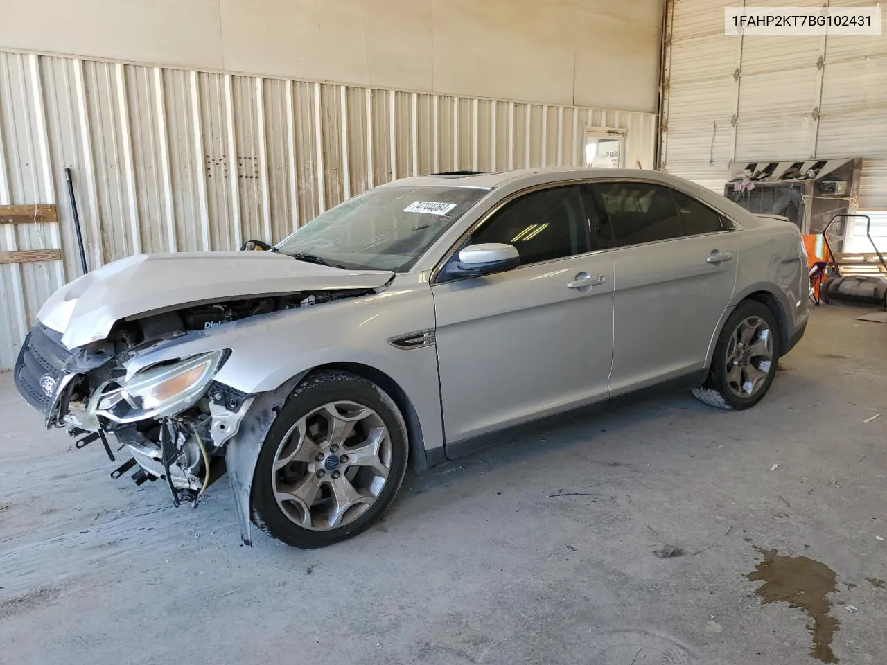 1FAHP2KT7BG102431 2011 Ford Taurus Sho