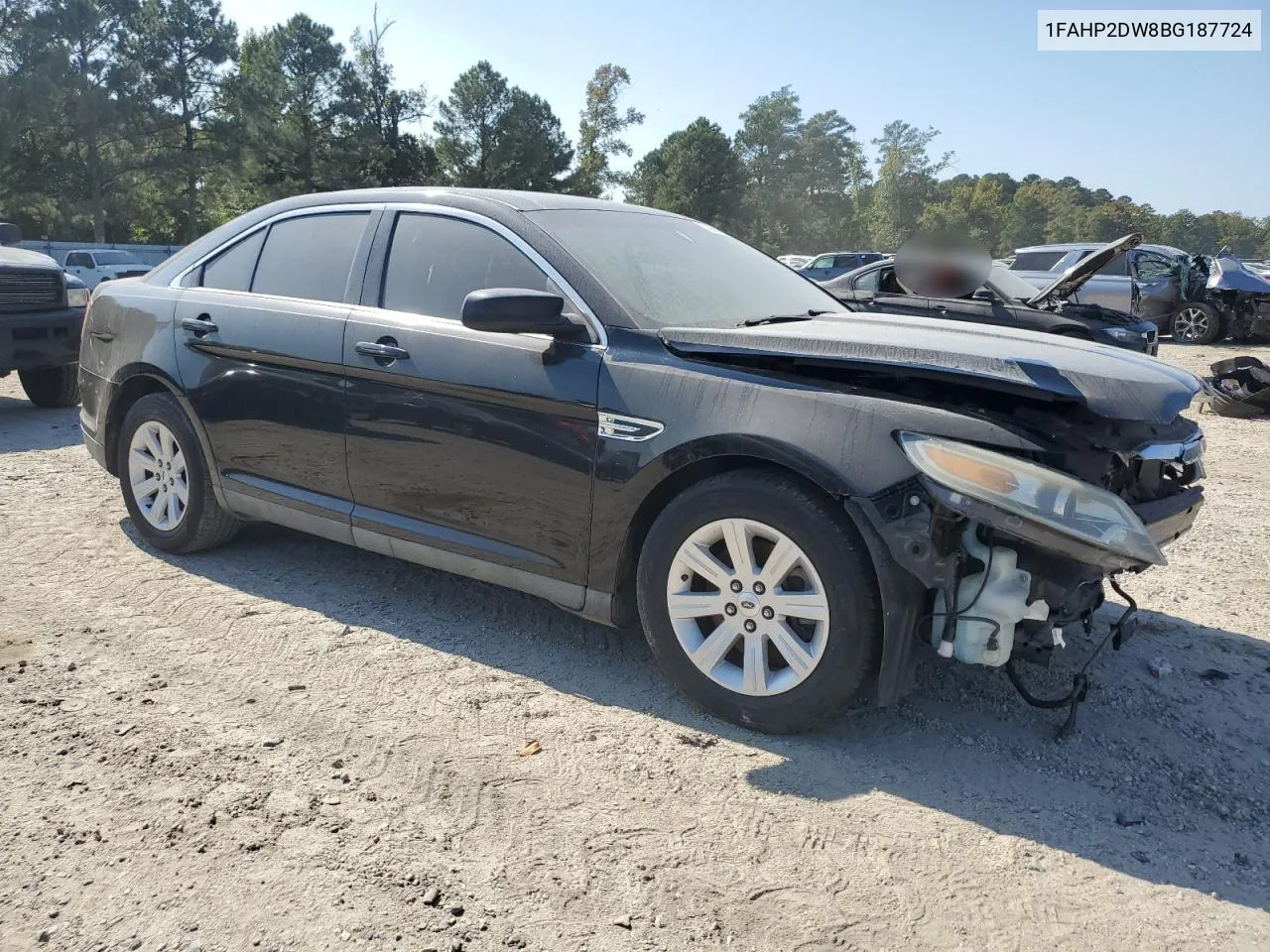 2011 Ford Taurus Se VIN: 1FAHP2DW8BG187724 Lot: 74967134