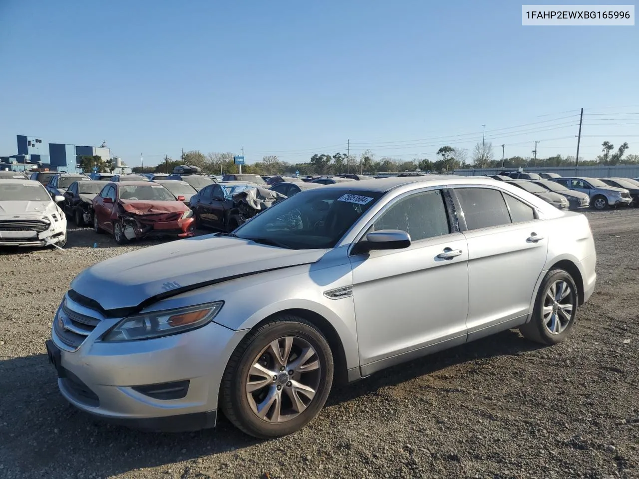 2011 Ford Taurus Sel VIN: 1FAHP2EWXBG165996 Lot: 75051684