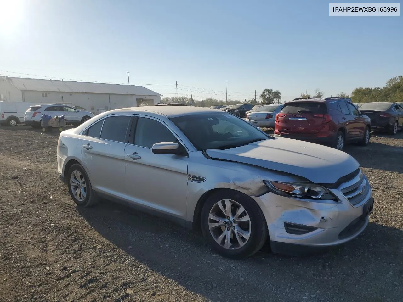 2011 Ford Taurus Sel VIN: 1FAHP2EWXBG165996 Lot: 75051684