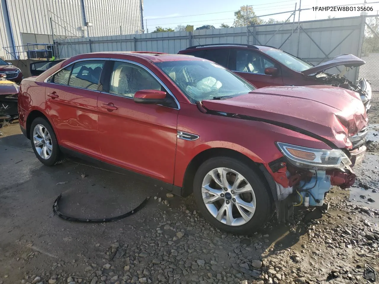 2011 Ford Taurus Sel VIN: 1FAHP2EW8BG135606 Lot: 75088454