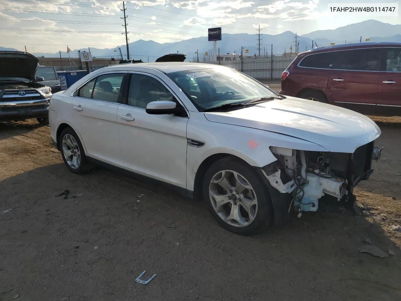 2011 Ford Taurus Sel VIN: 1FAHP2HW4BG114747 Lot: 75207954