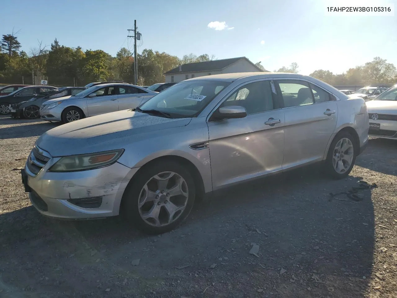 2011 Ford Taurus Sel VIN: 1FAHP2EW3BG105316 Lot: 75595024