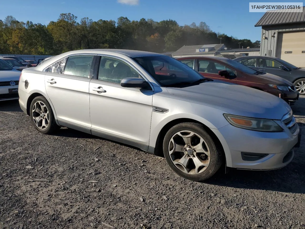 2011 Ford Taurus Sel VIN: 1FAHP2EW3BG105316 Lot: 75595024