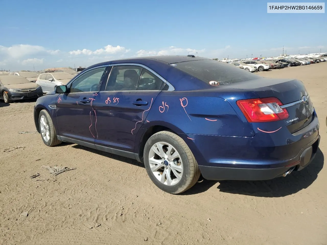 2011 Ford Taurus Sel VIN: 1FAHP2HW2BG146659 Lot: 75672484