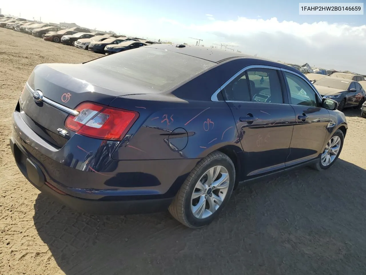 2011 Ford Taurus Sel VIN: 1FAHP2HW2BG146659 Lot: 75672484