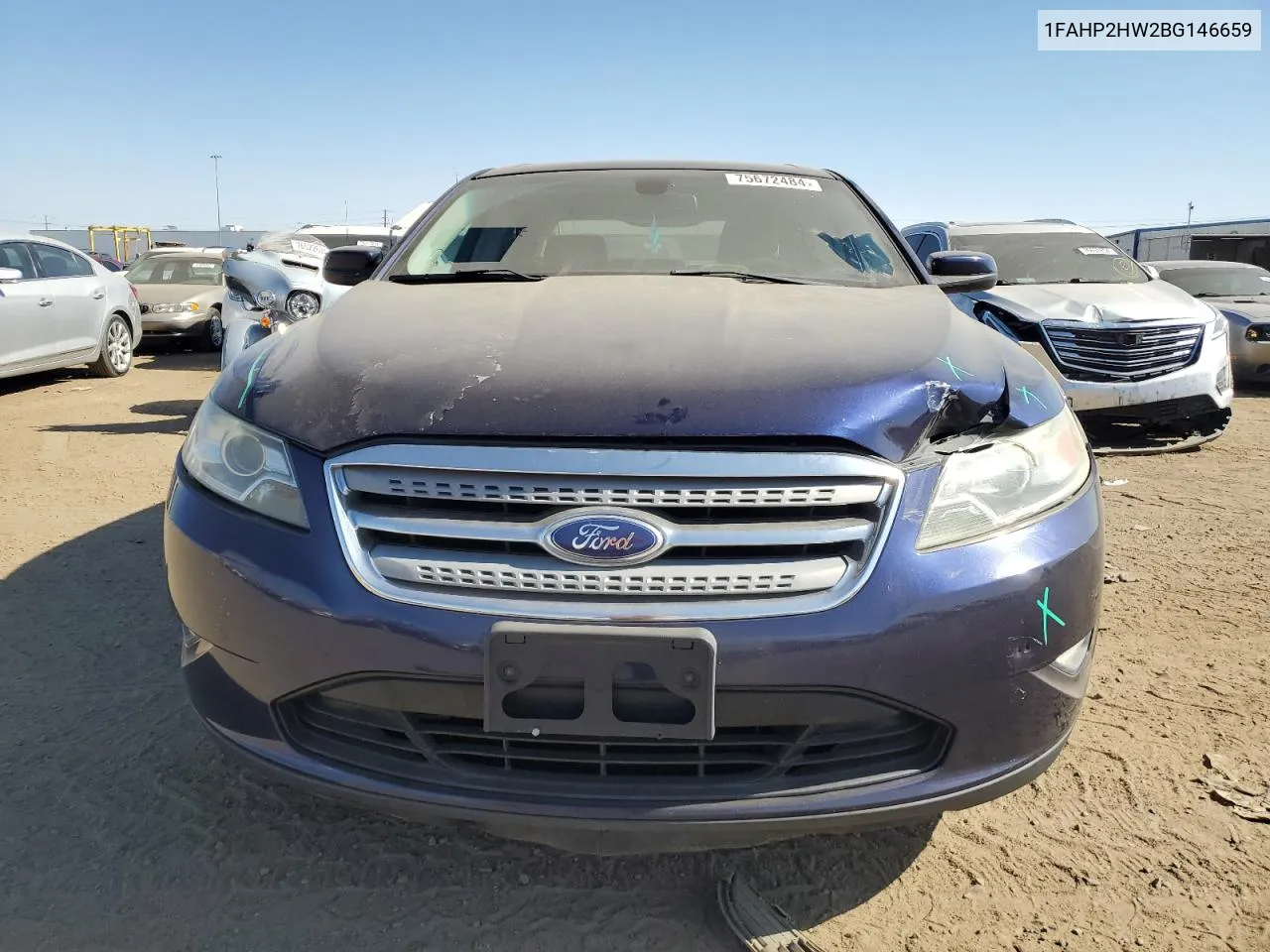 2011 Ford Taurus Sel VIN: 1FAHP2HW2BG146659 Lot: 75672484