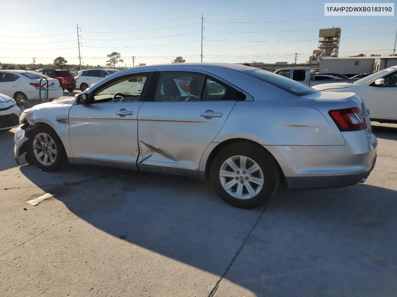 2011 Ford Taurus Se VIN: 1FAHP2DWXBG183190 Lot: 75845204