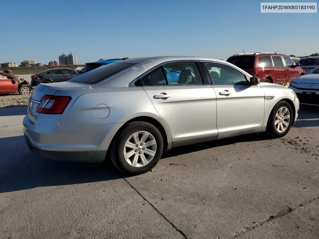 2011 Ford Taurus Se VIN: 1FAHP2DWXBG183190 Lot: 75845204