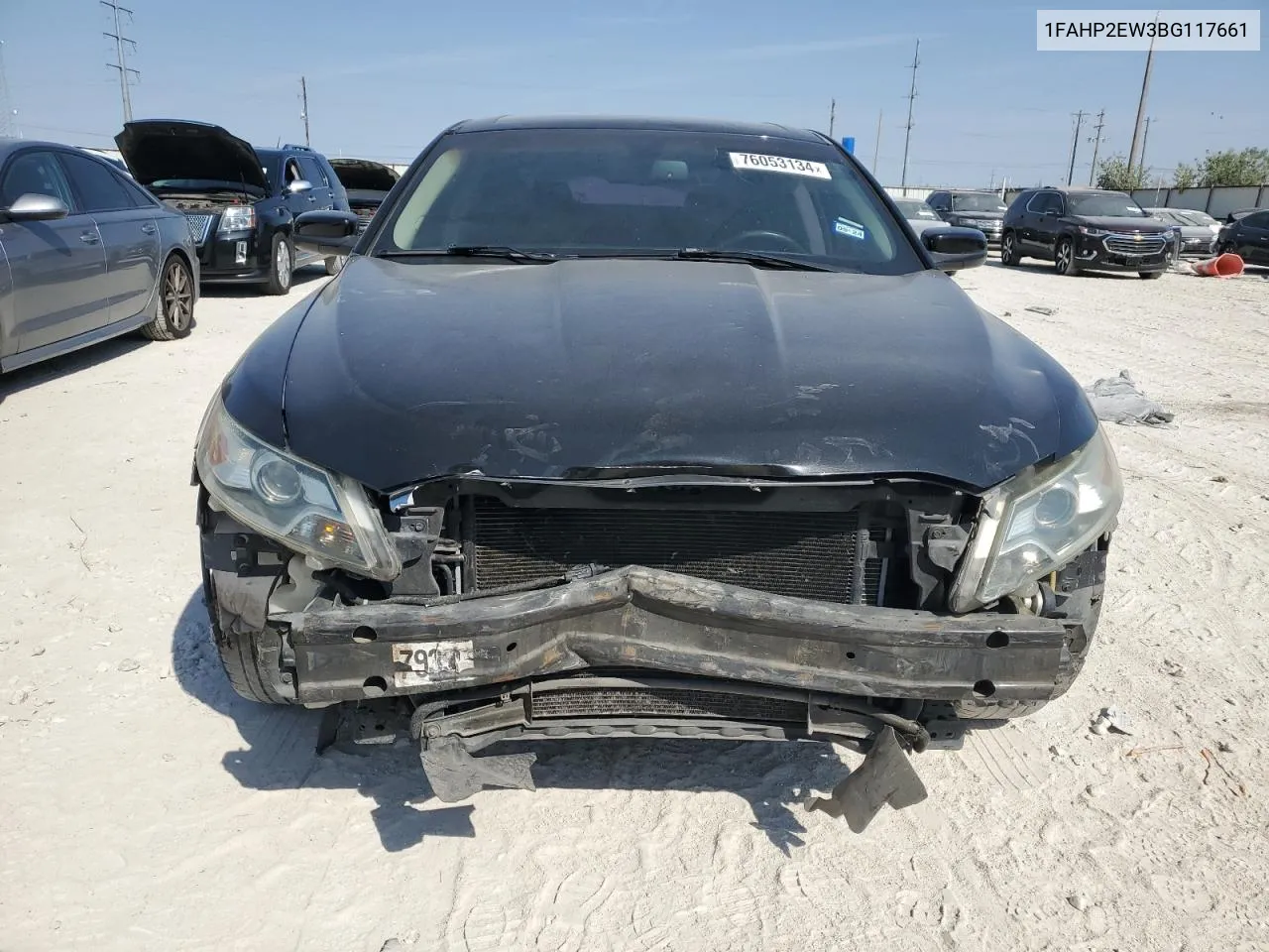 2011 Ford Taurus Sel VIN: 1FAHP2EW3BG117661 Lot: 76053134