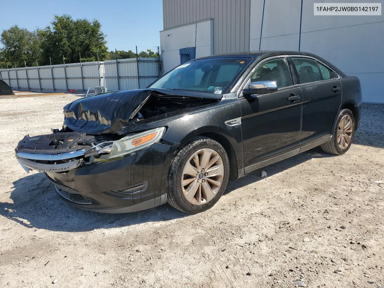 2011 Ford Taurus Limited VIN: 1FAHP2JW0BG142197 Lot: 76097474