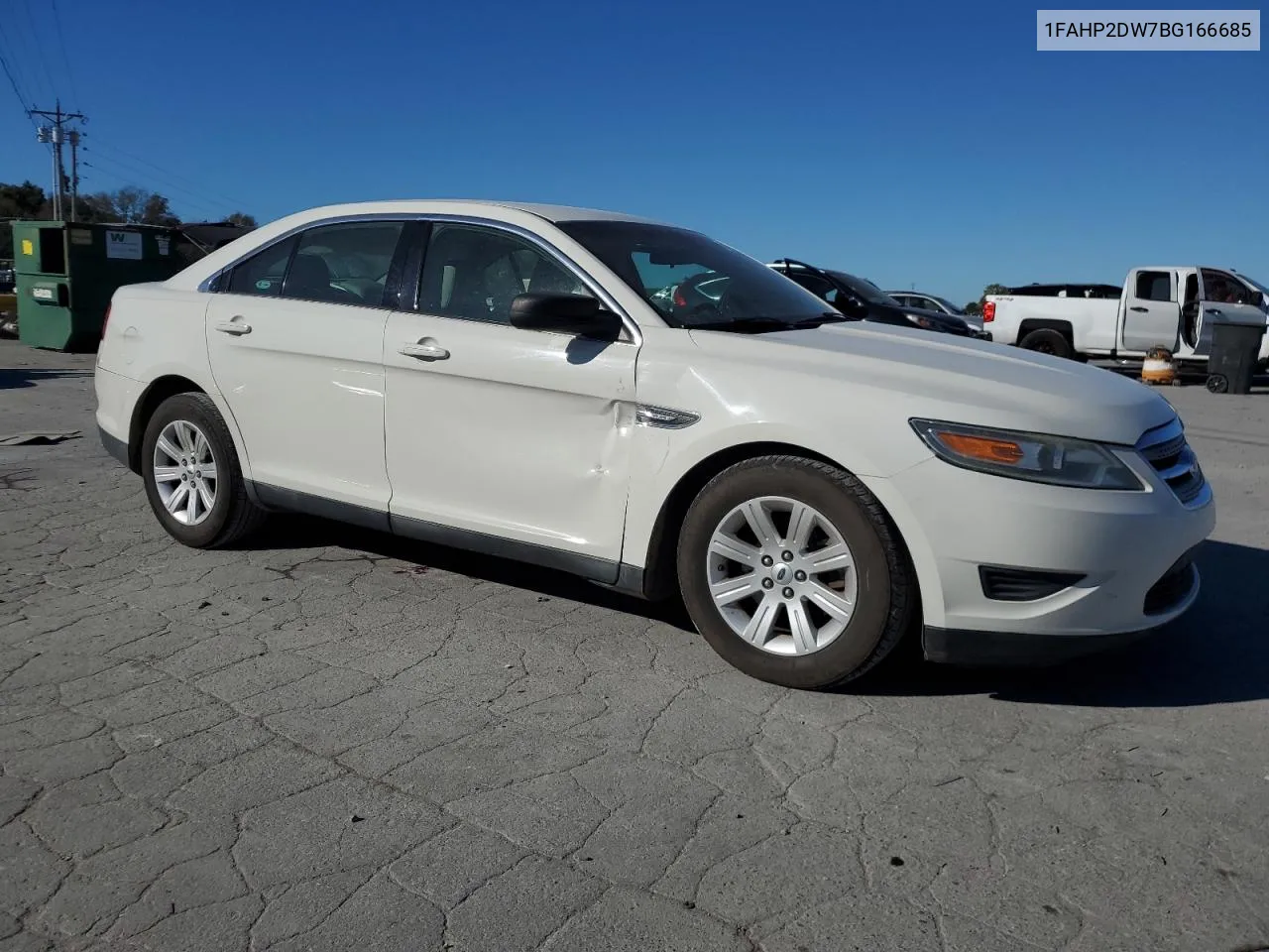 2011 Ford Taurus Se VIN: 1FAHP2DW7BG166685 Lot: 76318734