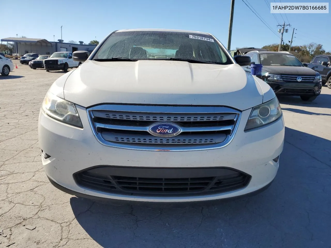 2011 Ford Taurus Se VIN: 1FAHP2DW7BG166685 Lot: 76318734