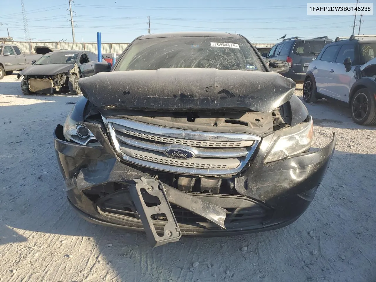 2011 Ford Taurus Se VIN: 1FAHP2DW3BG146238 Lot: 76464574