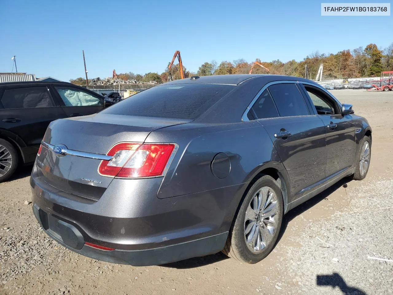 2011 Ford Taurus Limited VIN: 1FAHP2FW1BG183768 Lot: 76662814