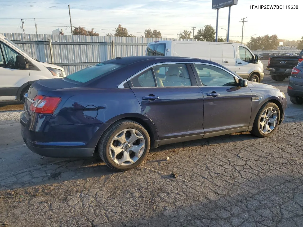 2011 Ford Taurus Sel VIN: 1FAHP2EW7BG119638 Lot: 76736464