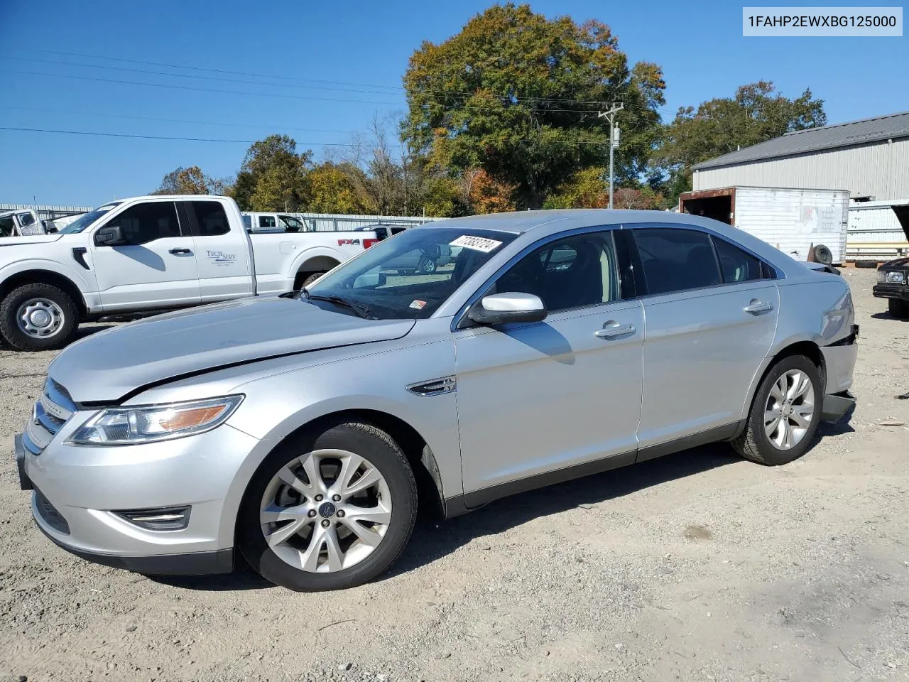 2011 Ford Taurus Sel VIN: 1FAHP2EWXBG125000 Lot: 77383724