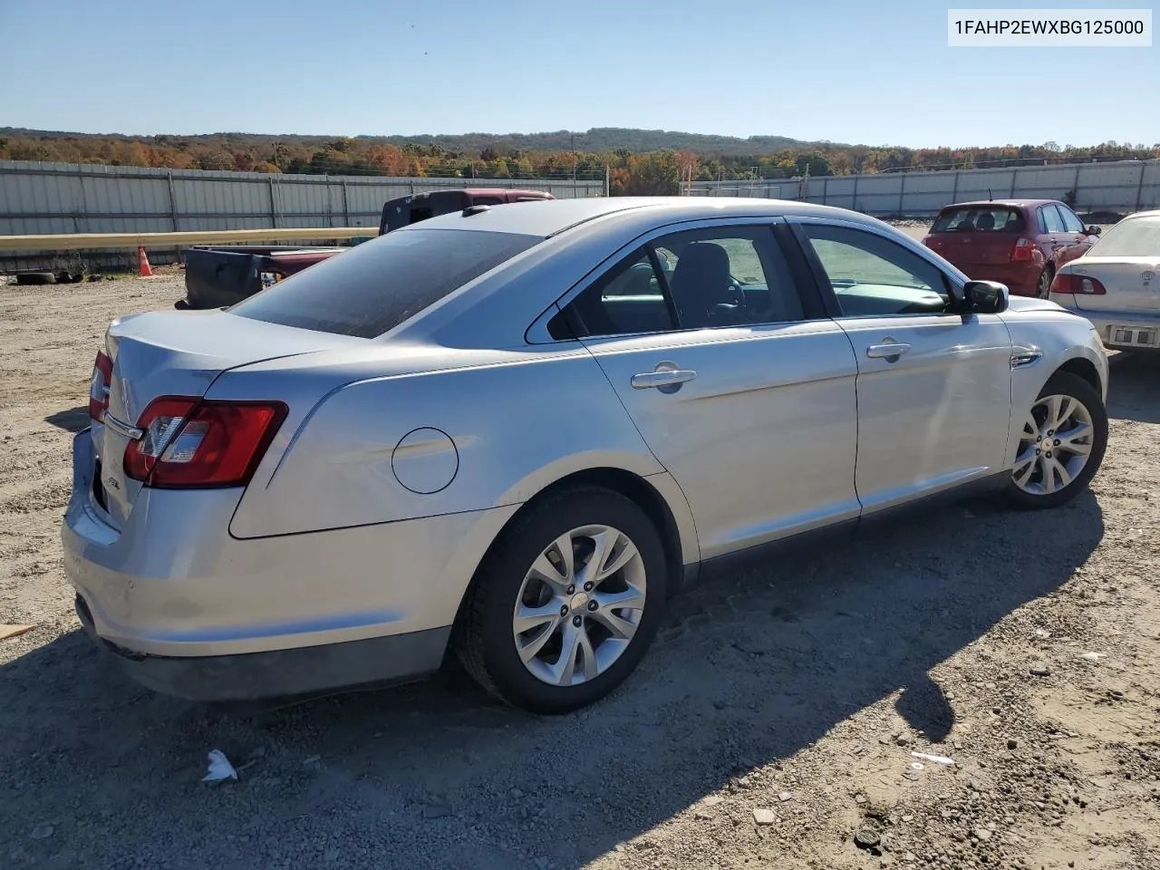 2011 Ford Taurus Sel VIN: 1FAHP2EWXBG125000 Lot: 77383724