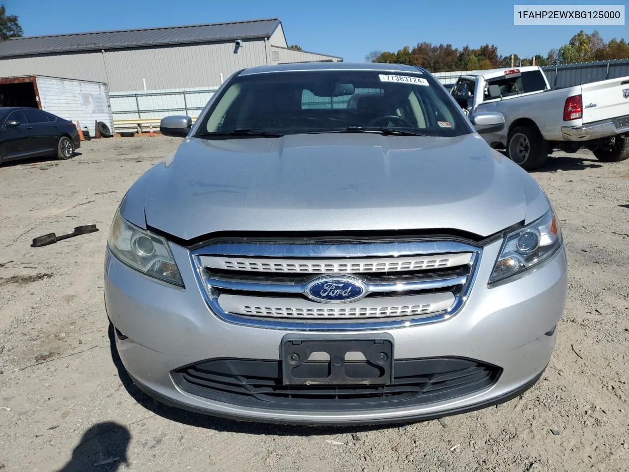 2011 Ford Taurus Sel VIN: 1FAHP2EWXBG125000 Lot: 77383724