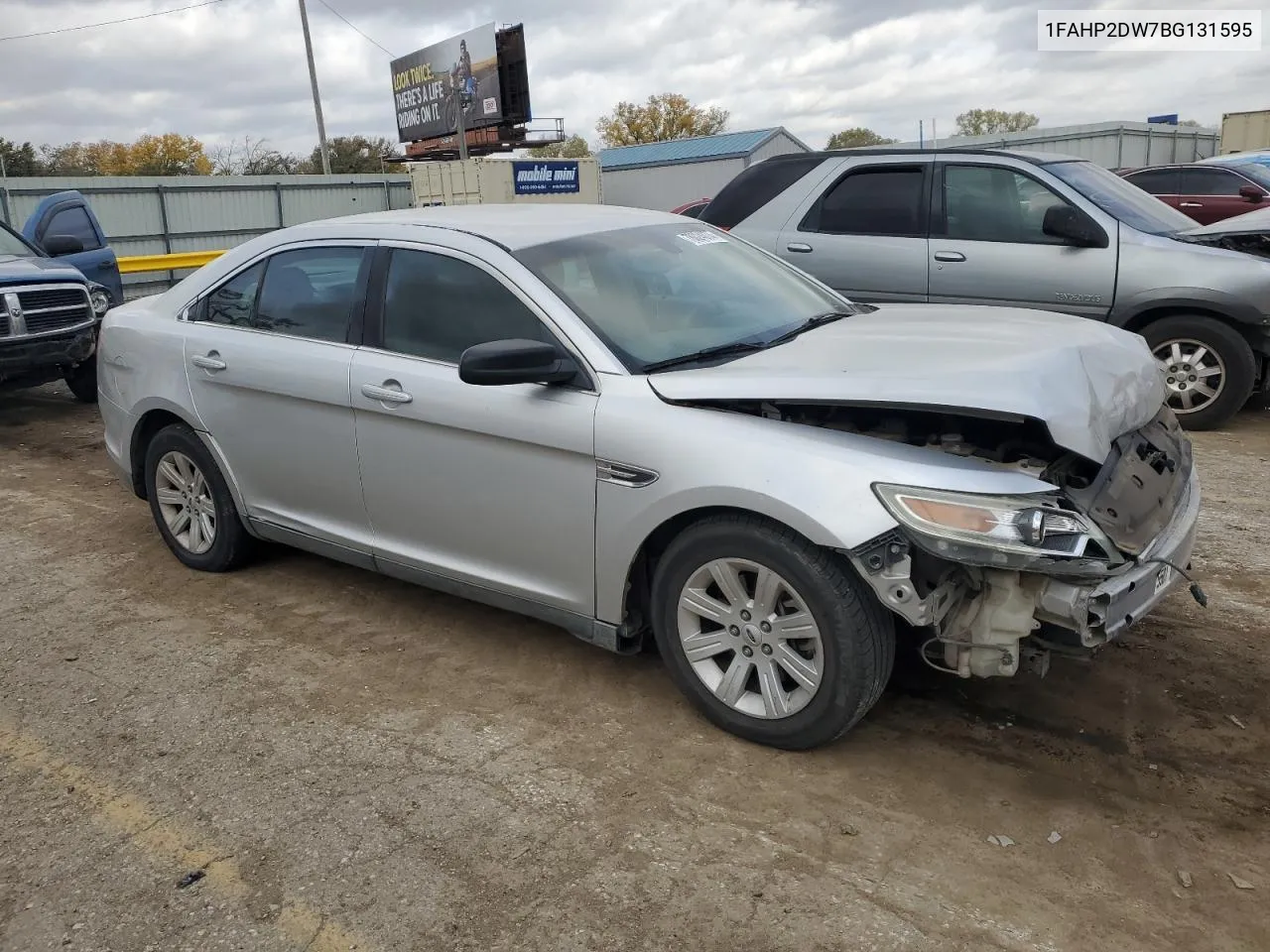 2011 Ford Taurus Se VIN: 1FAHP2DW7BG131595 Lot: 78024074